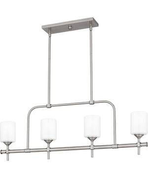 Aria 4-light Island Light Antique Polished Nickel