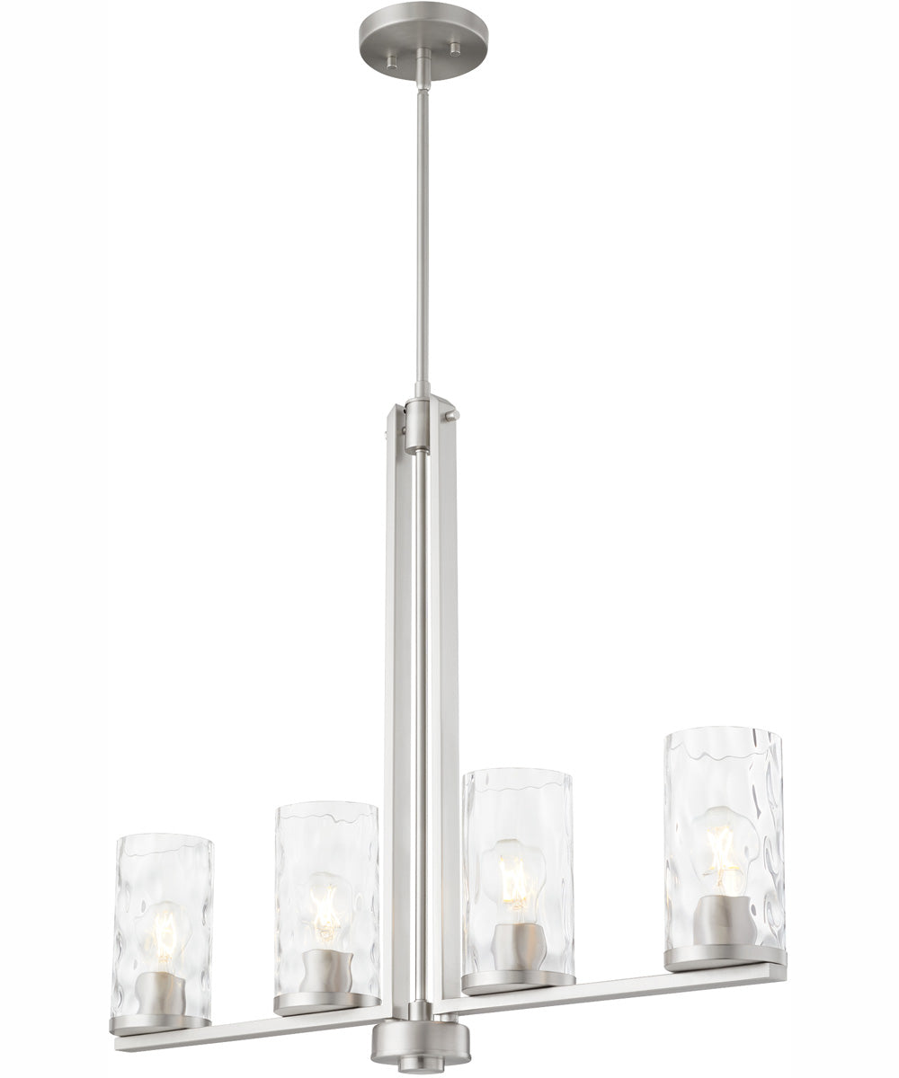 Steinway 4-light Chandelier Satin Nickel