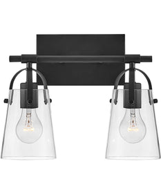 Foster 2-Light Vanity in Black