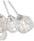 Spellbound 6-light Semi Flush Mount Polished Chrome
