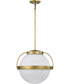 Lakeshore 1-Light Pendant Natural Brass