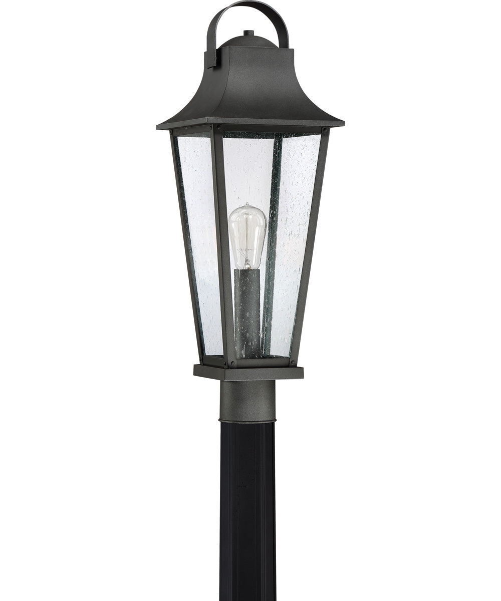 Galveston Large 1-light Outdoor Post Light Mottled Black