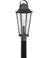 Galveston Large 1-light Outdoor Post Light Mottled Black