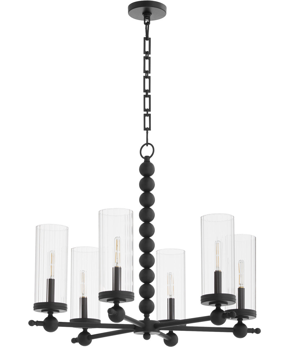 Tamara Day's Lee Boulevard 6-light Chandelier Matte Black