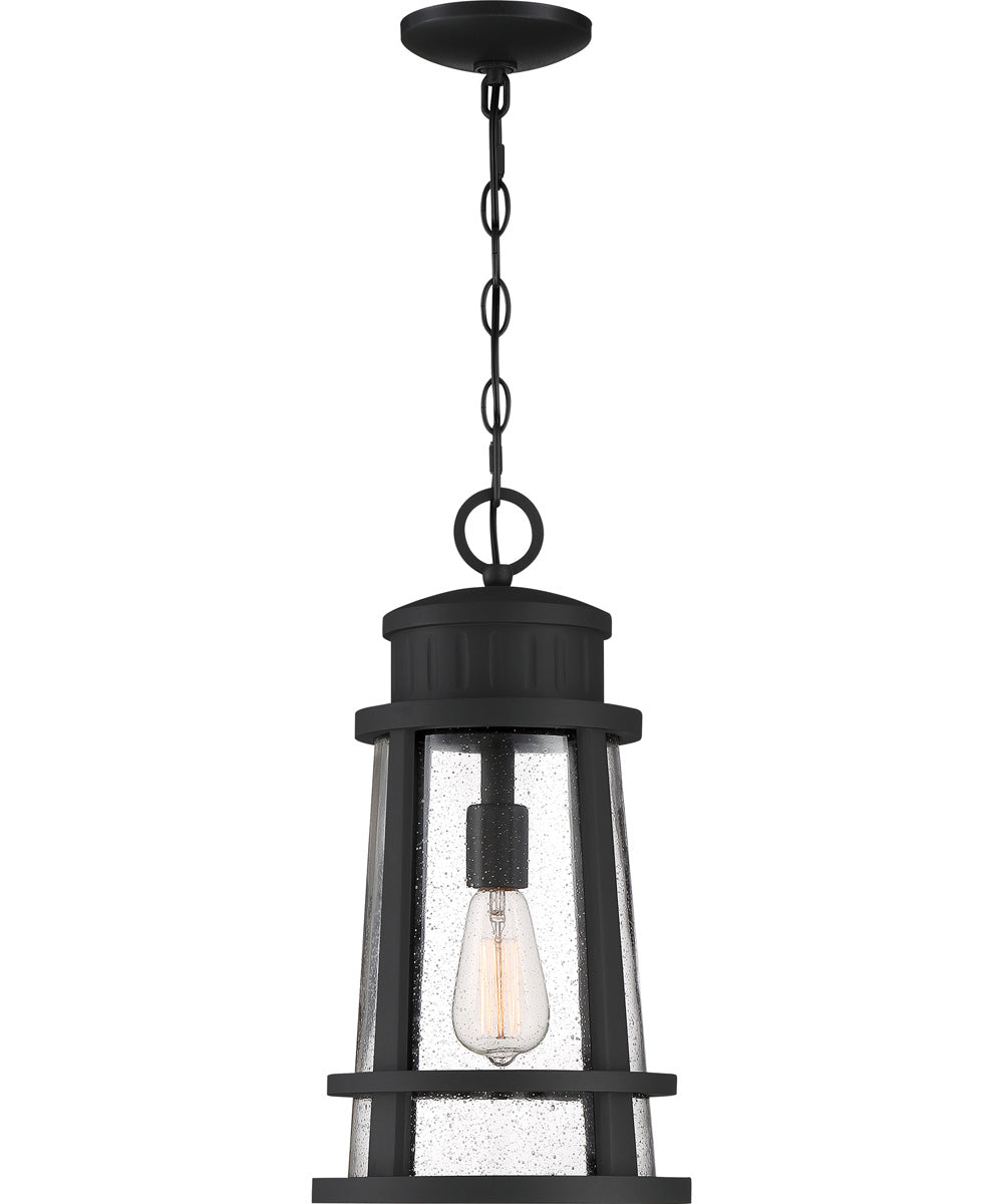 Dunham Large 1-light Outdoor Pendant Light  Coastal Armour Earth Black