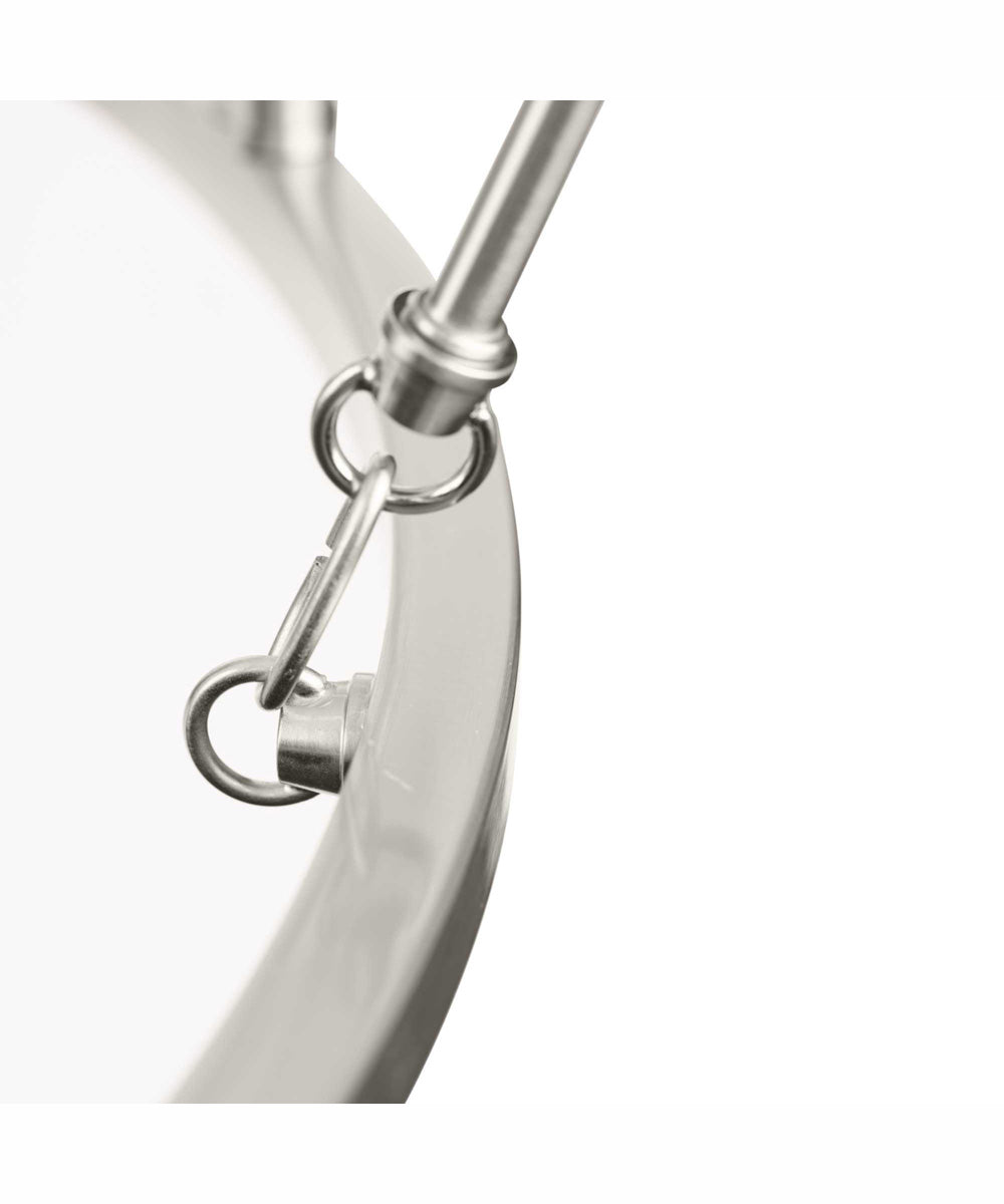 Gilliam Fifteen-Light New Traditional Chandelier Brushed Nickel