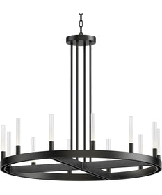 Ovation 12-Light LED Chandelier Black