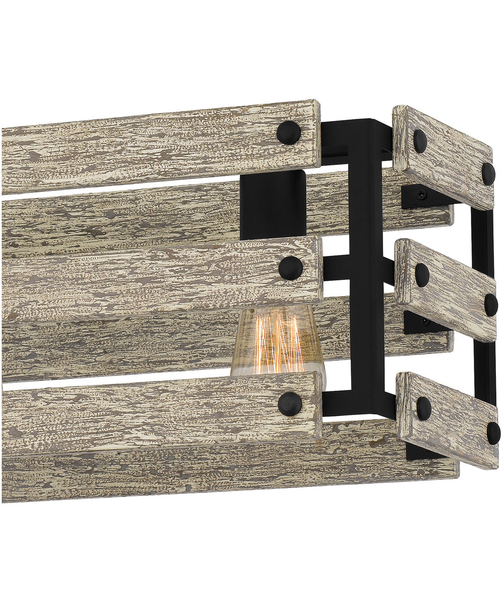 Ashburn 4-light Island Light Earth Black