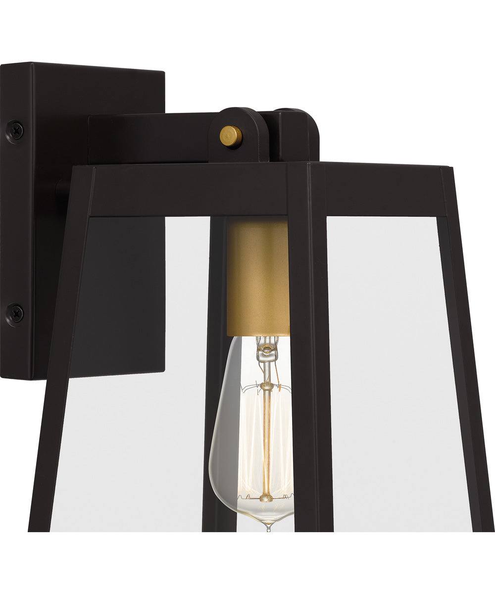 Amberly Grove Medium 1-light Outdoor Wall Light Western Bronze