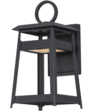 Pagoda LED Outdoor Sconce Black