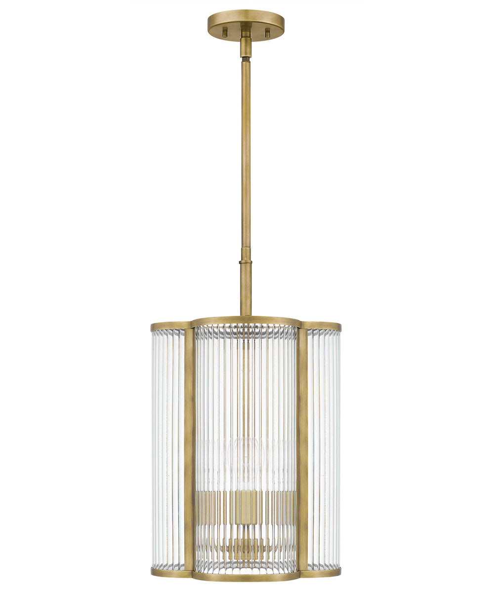 Aster Small 4-light Mini Pendant Weathered Brass