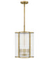 Aster Small 4-light Mini Pendant Weathered Brass