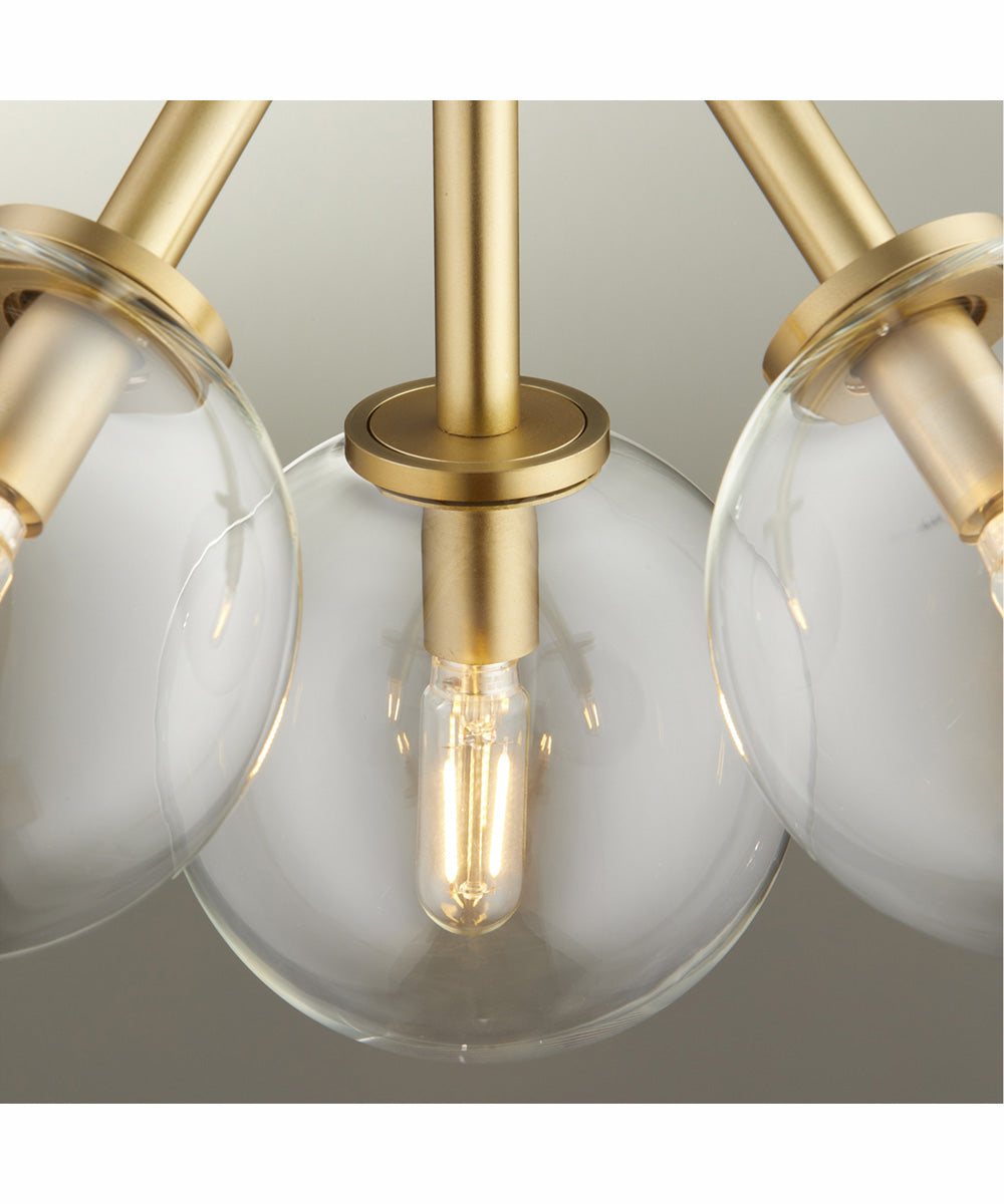 Rovi 3-light Pendant Aged Brass