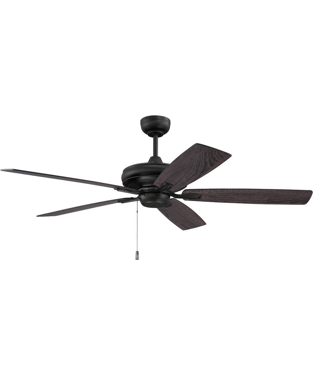 52" Fortitude Ceiling Fan (Blades Included) Flat Black