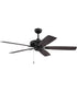 52" Fortitude Ceiling Fan (Blades Included) Flat Black