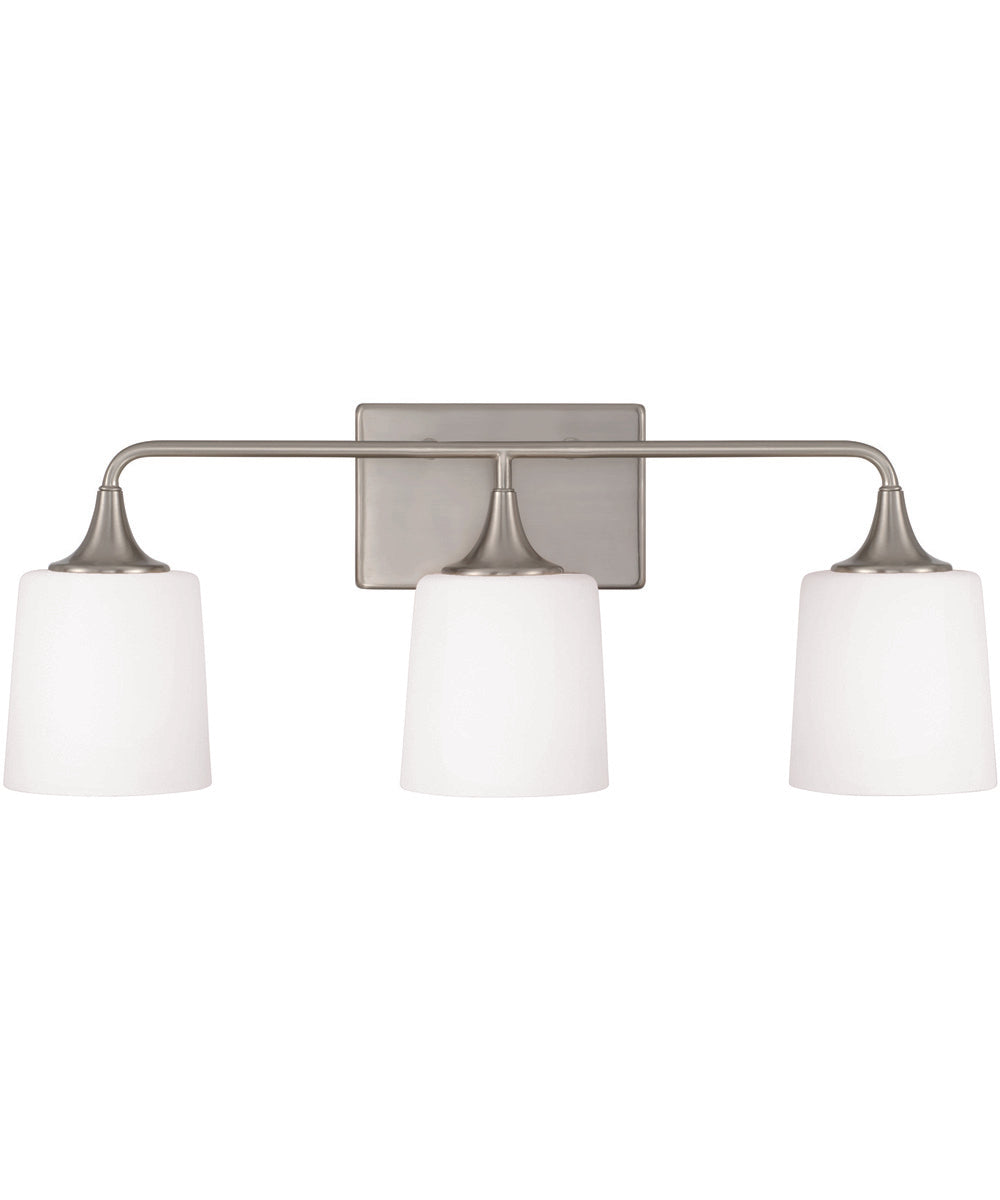 Presley 3-Light Vanity Brushed Nickel