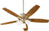 52"W Breeze 3-light LED Ceiling Fan Aged Brass