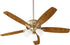 52"W Breeze 3-light LED Ceiling Fan Aged Brass