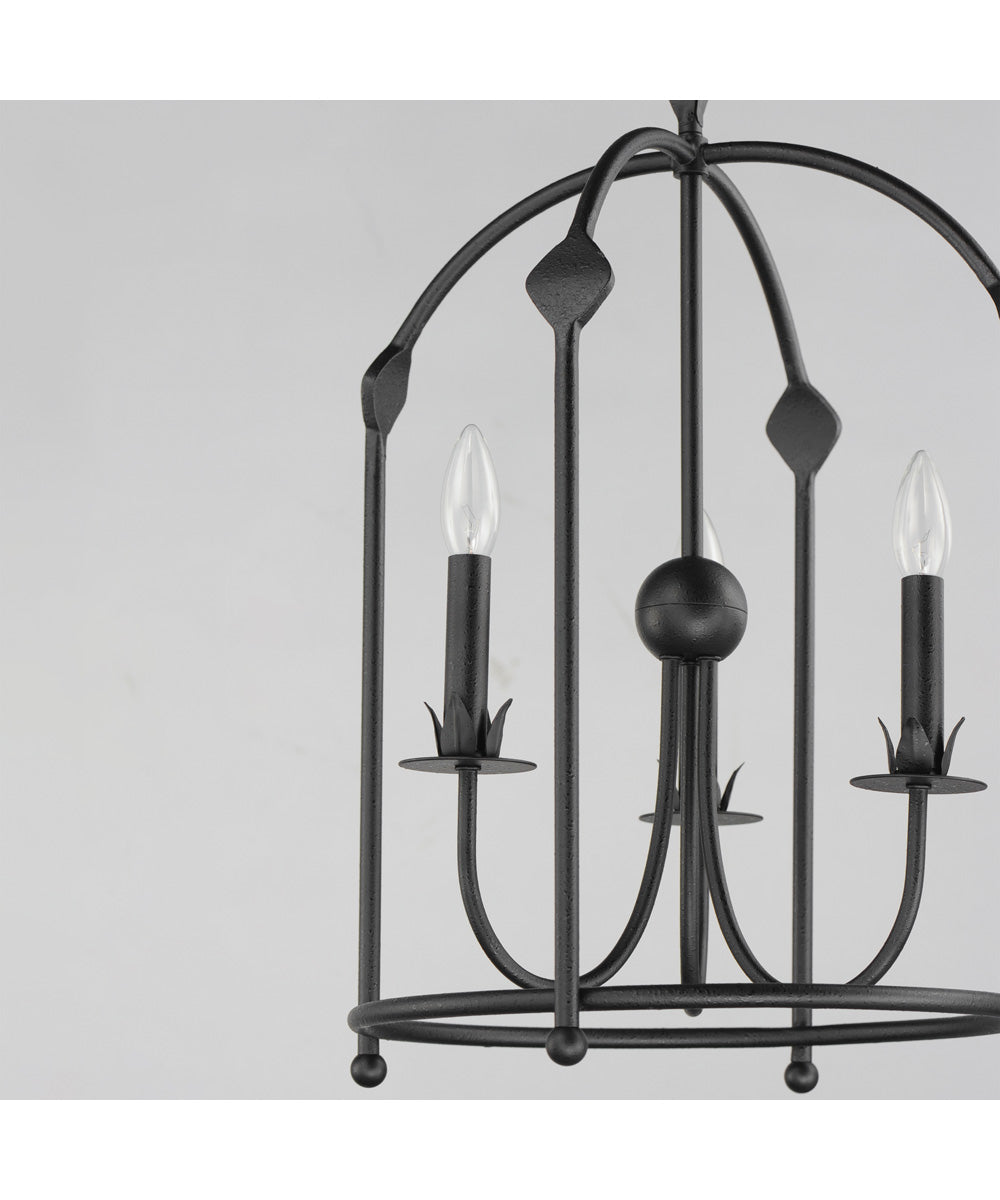 Paloma 3-Light Foyer Pendant Anthracite