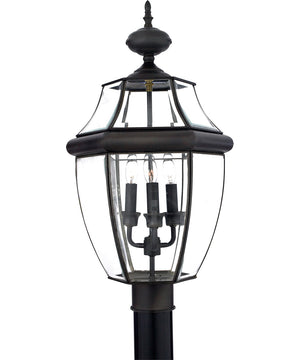 Newbury Large 3-light Outdoor Post Light Medici Bronze