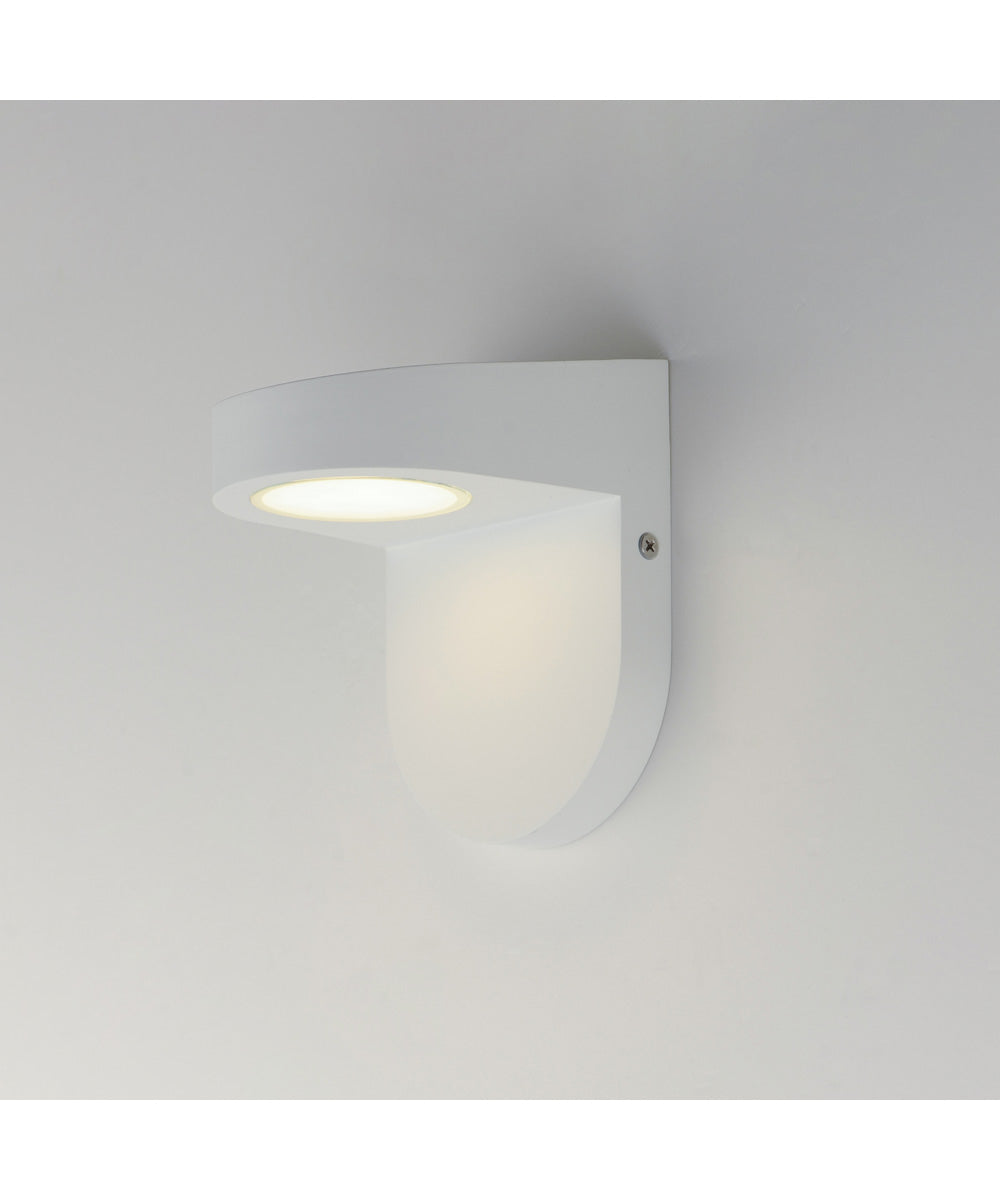 Ledge LED Outdoor Wall Sconce White