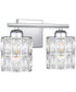 Gibson Medium 2-light Bath Light Polished Chrome