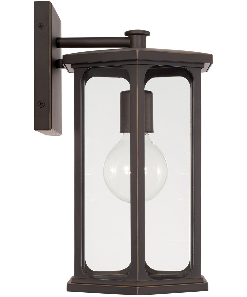 Walton 1-Light Outdoor Wall-Lantern Rain or Shine - Oiled Bronze