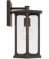 Walton 1-Light Outdoor Wall-Lantern Rain or Shine - Oiled Bronze