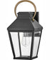 Dawson 1-Light Small Wall Mount Lantern in Black
