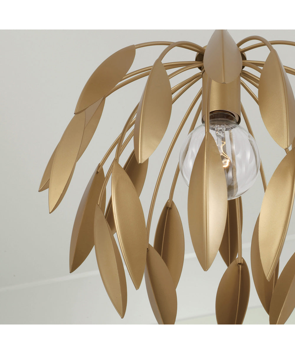 Margeaux 1-Light Pendant Buffed Gold