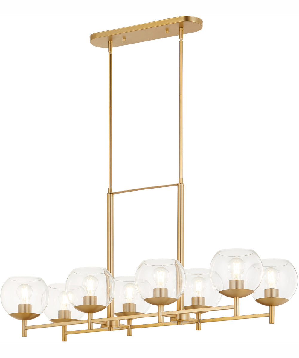 Lyon 8-light Chandelier Aged Brass