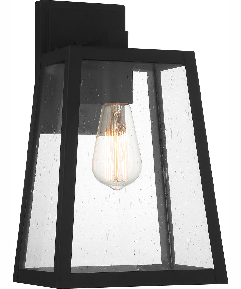 Dunn 1-Light Outdoor Wall Lantern Matte Black