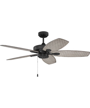 52" Retreat Indoor/Outdoor Ceiling Fan (Blades Included) Flat Black