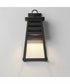 Shutters Vivex 1-Light Medium Outdoor Wall Sconce Black