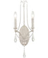 French Parlor 2-Light sconce  Vintage White