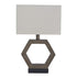 19"H Marilu Poly Table Lamp (1/CN) Gray/Brown
