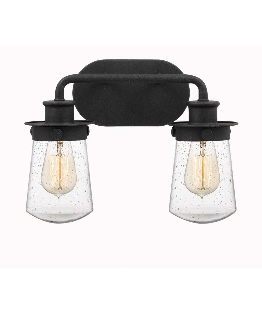 Lewiston Medium 2-light Bath Light Grey Ash