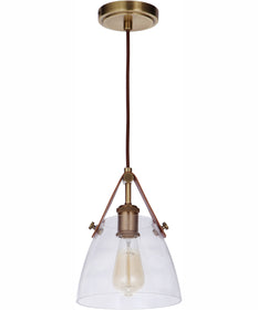 Hagen 1-Light Pendant Vintage Brass