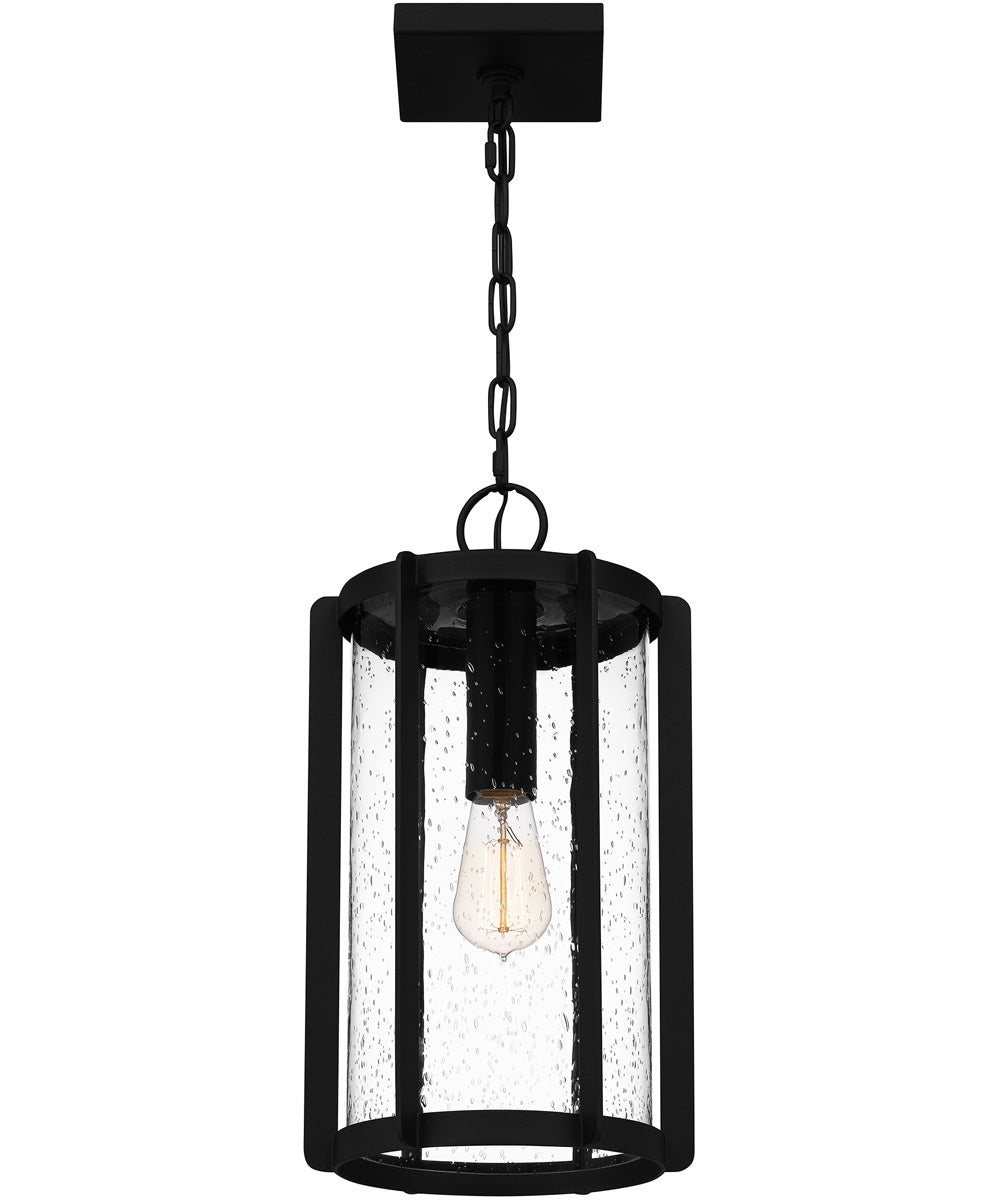 Hazel Large 1-light Outdoor Pendant Light  Coastal Armour Aluminum Earth Black