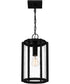 Hazel Large 1-light Outdoor Pendant Light  Coastal Armour Aluminum Earth Black
