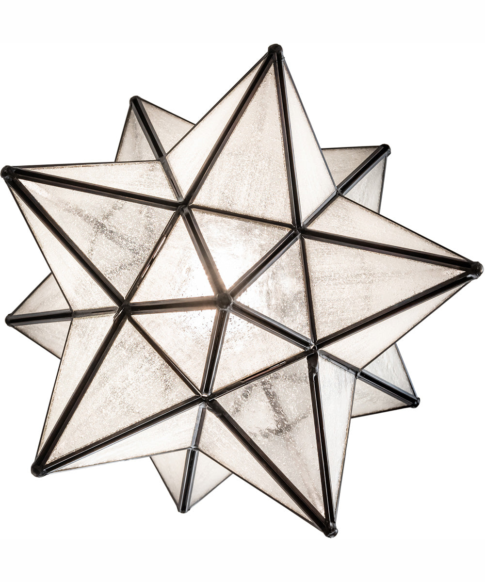 12" Wide Moravian Star Pendant