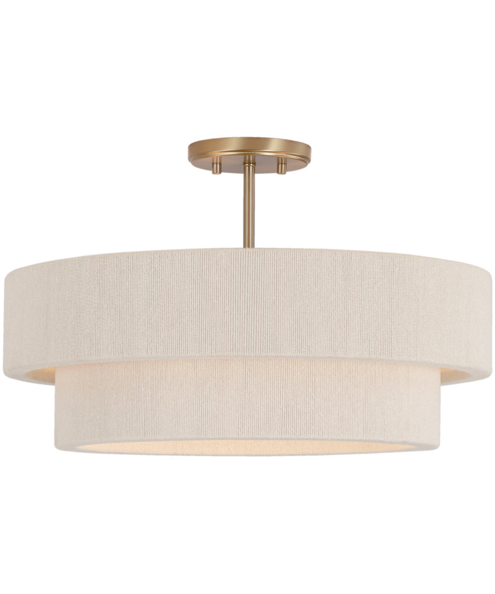 Delaney 4-Light Pendant Matte Brass