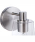 Emilio 1-Light Wall Sconce Brushed Polished Nickel
