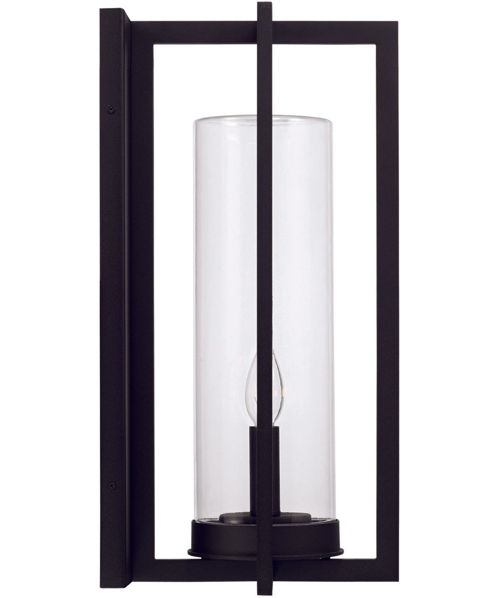 Kent 2-Light Outdoor Wall-Lantern Rain or Shine - Black