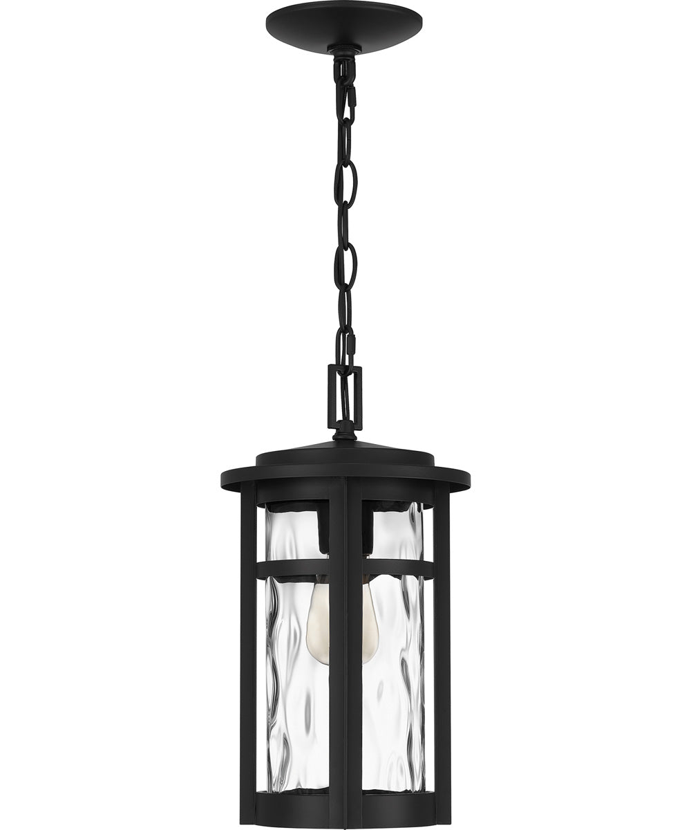 Uma Large 1-light Outdoor Pendant Light Matte Black