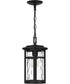 Uma Large 1-light Outdoor Pendant Light Matte Black