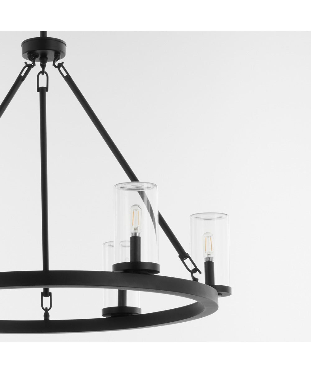Gentry 6-light Chandelier Matte Black