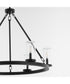 Gentry 6-light Chandelier Matte Black