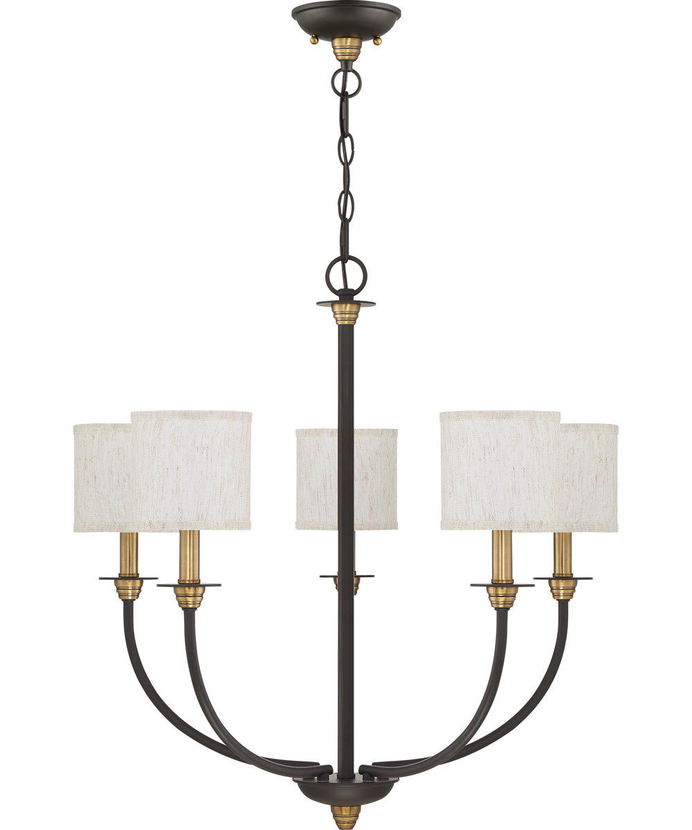 Audley 5-light Chandelier Old Bronze