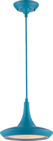 11"W Fantom 1-Light Pendant Blue